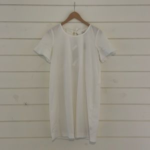 Madewell Cotton Bow Back Shift Dress size S